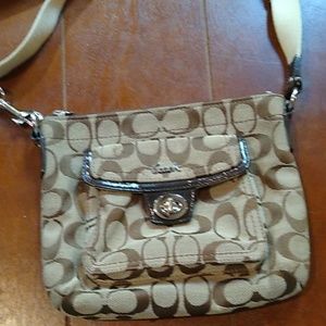 Authentic Coach cross body purse